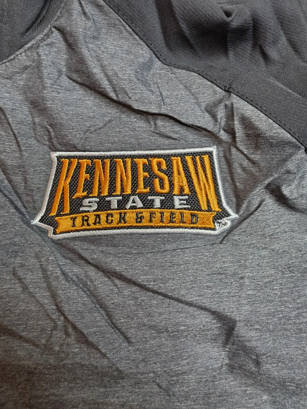 adidas Men's Black & Gray Kennesaw Hooded‎ Windbreaker